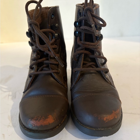 Brown Leather Lace-Up Paddock Boots - Picture 2 of 5
